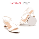 Giày Sandal Nữ Cao Gót 5cm_7cm Hanatabi Quai Chéo Hậu Thun Đế TA Bigszie (35-41) Mã HNSDG5F948