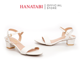 Giày Sandal Nữ Cao Gót 3cm_5cm Hanatabi Quai Ngang Hậu C Đế TA Cao Cấp Bigsize (35-41) Mã NHSDH3F169