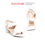 Giày Sandal Nữ Cao Gót 5cm_7cm Hanatabi Quai Ngang Khóa Kéo Đế TA Cao Cấp Bigsize (35-41) Mã HNSDG5F1066