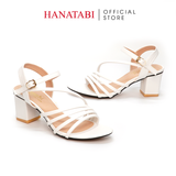 Giày Sandal Nữ Cao Gót 3cm_5cm_7cm Hanatabi Quai Chéo HậuC ĐếTA Cao Cấp Bigsize (35-41)Mã HNSDG7F889
