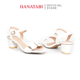 Giày Sandal Nữ Cao Gót 3cm_5cm_7cm Hanatabi Quai Ngang Mũi Vuông Hậu C Đế TA Bigsize (35-41) Mã HNSDG5F998