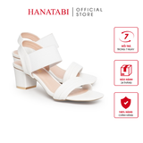 Giày Sandal Nữ Cao Gót 3cm_5cm Hanatabi Quai Ngang Mũi Vuông Đế TA Bigsize (35-41)Mã HNSDG5F1068