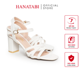 Giày Sandal Nữ Cao Gót 5cm_7cm Hanatabi Quai Đan Mũi Vuông Hậu C ĐếTA Bigsize (35-41) Mã HNSDG7F1133