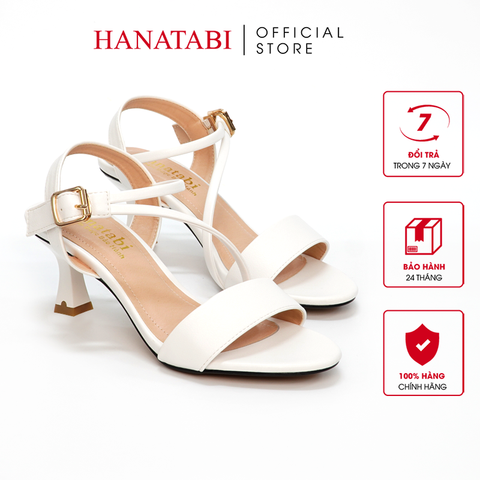Giày Sandal Nữ Cao Gót 5cm_7cm_9cm Hanatabi Quai Ngang Hậu C Đế TA Cao Cấp Bigsze (35-41) Mã HNSDG5F905