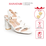 Giày Sandal Nữ CaoGót 3cm_5cm_7cm Hanatabi Quai Chéo MũiVuông HậuC ĐếTA Bigsize(35-41)Mã HNSDG7F1126