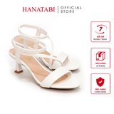 Giày Sandal Nữ Cao Gót 5cm_7cm Hanatabi Quai Chéo Hậu Thun Đế TA Bigszie (35-41) Mã HNSDG5F948