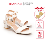 Giày Sandal Nữ Cao Gót 3cm_5cm Hanatabi Quai Ngang Hậu C Đế TA Cao Cấp Bigsize (35-41) Mã NHSDH3F169