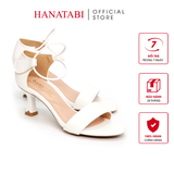 Giày Sandal Nữ Cao Gót 5cm-7cm Hanatabi Quai Ngang Hậu Xé Đế TA Bigsize (35-41) Mã HNSDG7F1062