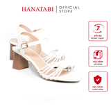 Giày Sandal Nữ Cao Gót 5cm_7cm Hanatabi Quai Thắt Hậu C Đế TA Cao Cấp Bigsize (35-41) Mã HNSDG5F1076