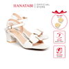 Giày Sandal Nữ Cao Gót 3cm_5cm_7cm Hanatabi Quai Ngang Mũi Vuông Hậu C Đế TA Bigsize (35-41) Mã HNSDG5F997