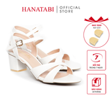 Giày Sandal Nữ Cao Gót 3cm_5cm_7cm Hanatabi Quai Chéo Hậu C Đế TA Bigsize (35-41) Mã HNSDG357F1007