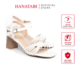 Giày Sandal Nữ Cao Gót 5cm_7cm Hanatabi Quai Thắt Mũi Vuông Hậu C Đế TA Bigsize (35-41) Mã HNSDG5F1064