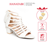 Giày Sandal Nữ Cao Gót 5cm_7cm Hanatabi Quai Xương Cá Khóa Kéo Đế TA Bigsize (35-41) Mã HNSDK5F1086