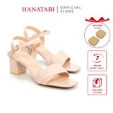 Giày Sandal Nữ Cao Gót 3cm_5cm Hanatabi Quai 1 Xếp Mũi Vuông HậuC Đế TA Bigsize(35-41) Mã HNSDG5F862
