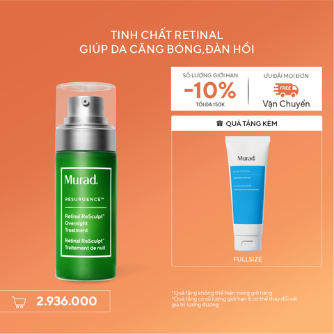 RESURGENCE - Tinh chất Retinal giúp cải thiện độ đàn hồi cho da Murad Retinal ReSculpt Overnight Treatment 30ml