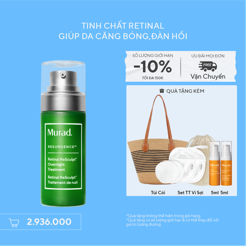 RESURGENCE - Tinh chất Retinal giúp cải thiện độ đàn hồi cho da Murad Retinal ReSculpt Overnight Treatment 30ml