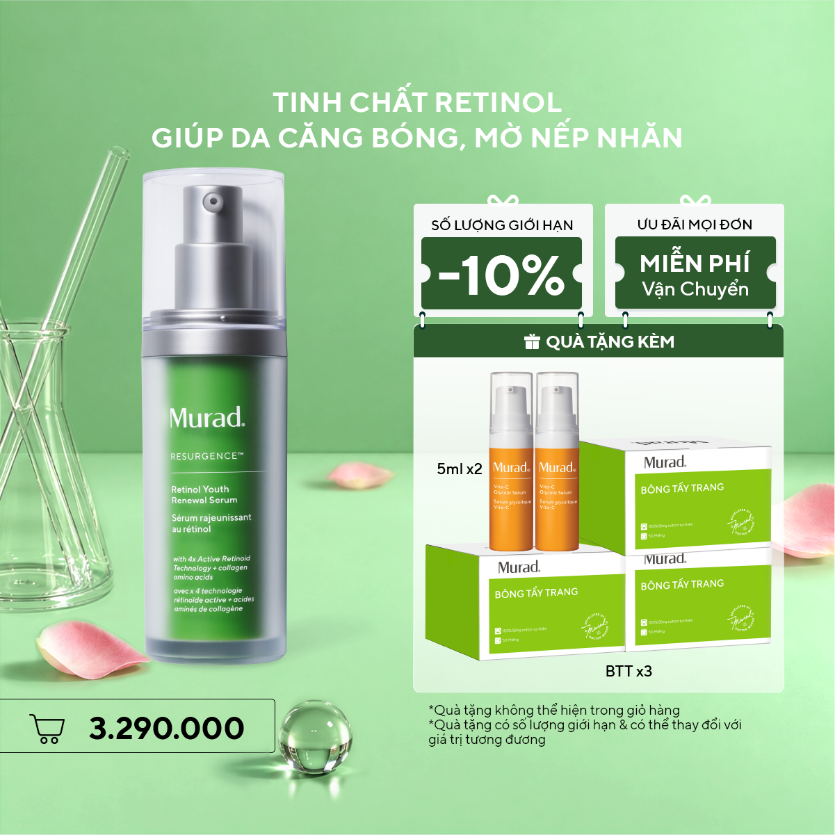 Serum Retinol Giúp Da Căng Bóng - Murad Retinol Youth Renewal Serum 30ml