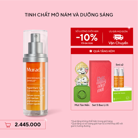 E-SHIELD - Tinh chất làm mờ vết nám và giảm sự hình thành đốm nâu Murad Rapid Dark Spot Correcting Serum 30ml