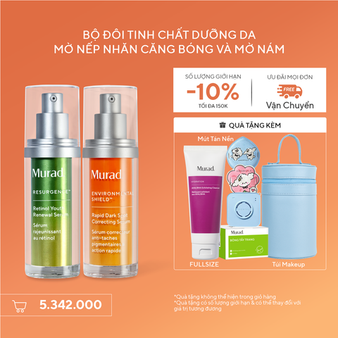 Bộ Đôi Tinh Chất Dưỡng, Căng Bóng Và Mờ Nám - Retinol Serum + Dark Spot Serum