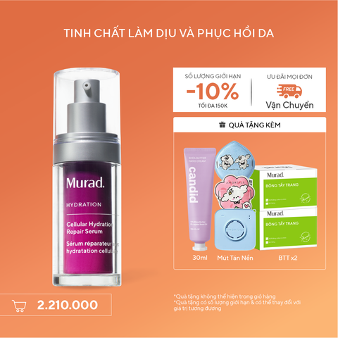 HYDRATION - Dưỡng chất giúp làm dịu da khô và nuôi dưỡng hàng rào bảo vệ da Murad Cellular Hydration Repair Serum 30ml