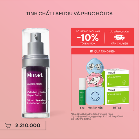 HYDRATION - Dưỡng chất giúp làm dịu da khô và nuôi dưỡng hàng rào bảo vệ da Murad Cellular Hydration Repair Serum 30ml