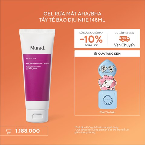 HYDRATION - Sữa Rửa Mặt Làm Sạch AHA/BHA - Murad AHA/BHA Exfoliating Cleanser 148ml