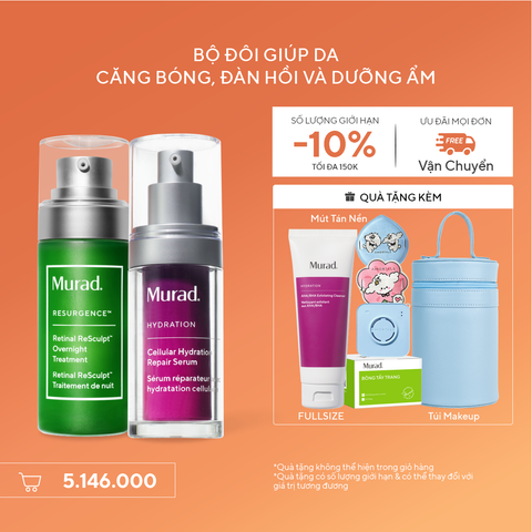 Bộ Đôi Giúp Da Căng Bóng, Đàn Hồi Và Dưỡng Ẩm - Hydration Cellular Serum + Retinal Serum