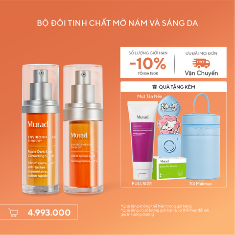 Bộ đôi tinh chất mờ nám và sáng da - Vitamin C Glycolic + Dark Spot Serum