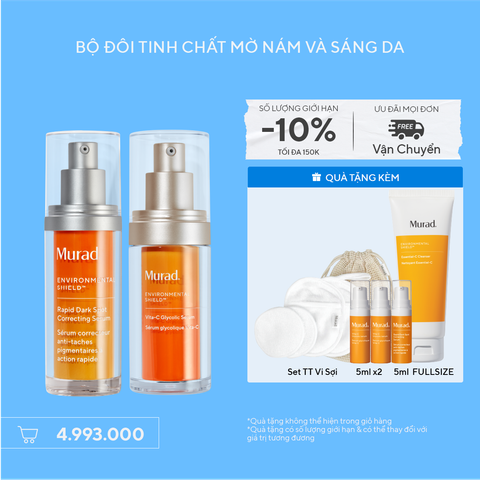 Bộ đôi tinh chất mờ nám và sáng da - Vitamin C Glycolic + Dark Spot Serum