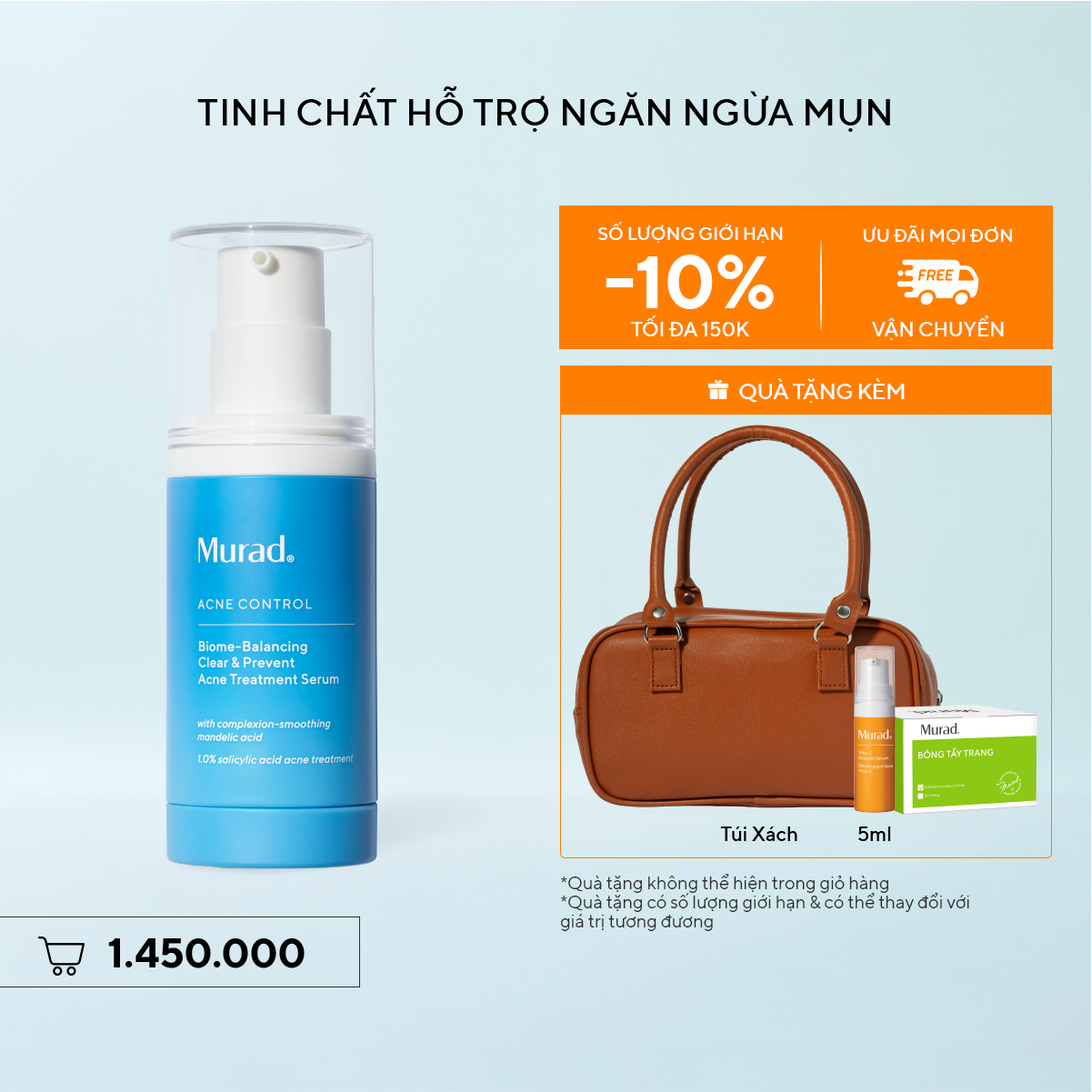 ACNE - Serum Hỗ Trợ Ngăn Ngừa Mụn - Murad Biome-Balancing Clear & Prevent Acne Treatment Serum 30ML