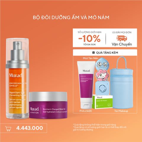 Bộ Đôi Dưỡng Ẩm Và Mờ Nám - Hydration Nutrient Water Gel + Dark Spot Serum