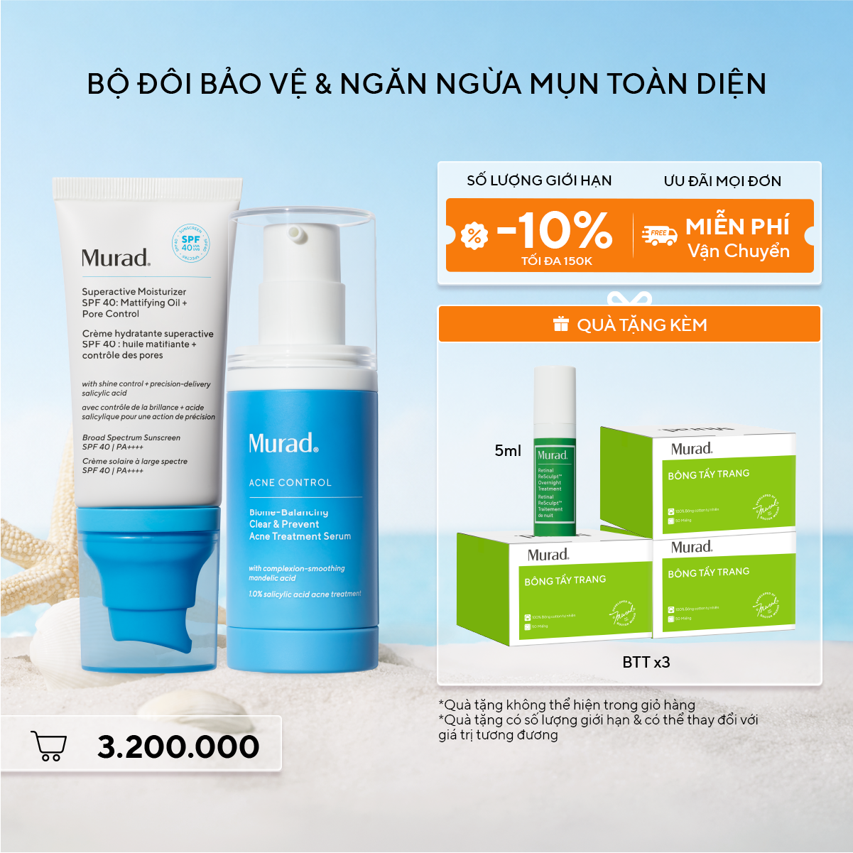 ACNE - Bộ đôi bảo vệ & ngăn ngừa mụn toàn diện