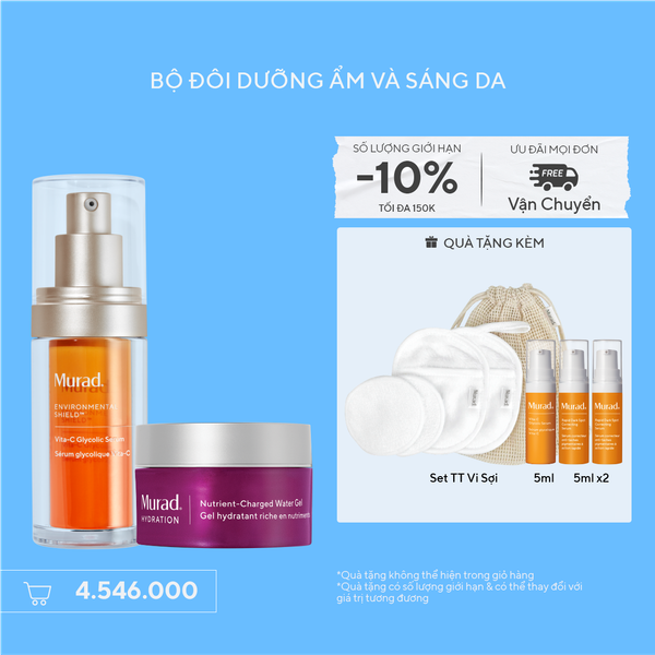 Bộ Đôi Dưỡng Ẩm Và Sáng Da - Hydration Nutrient Water Gel + Vita-C Glycolic