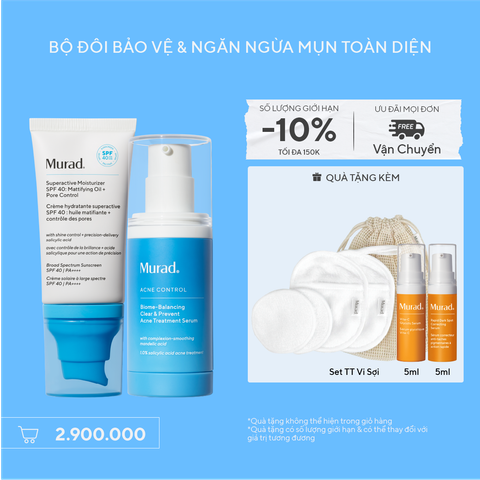 ACNE - Bộ đôi bảo vệ & ngăn ngừa mụn toàn diện