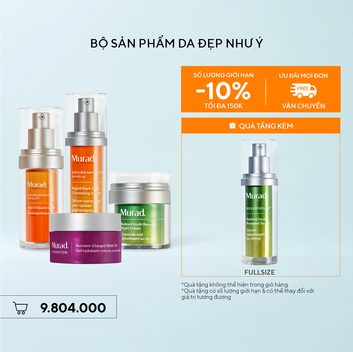 Bộ sản phẩm Da Đẹp Như Ý
