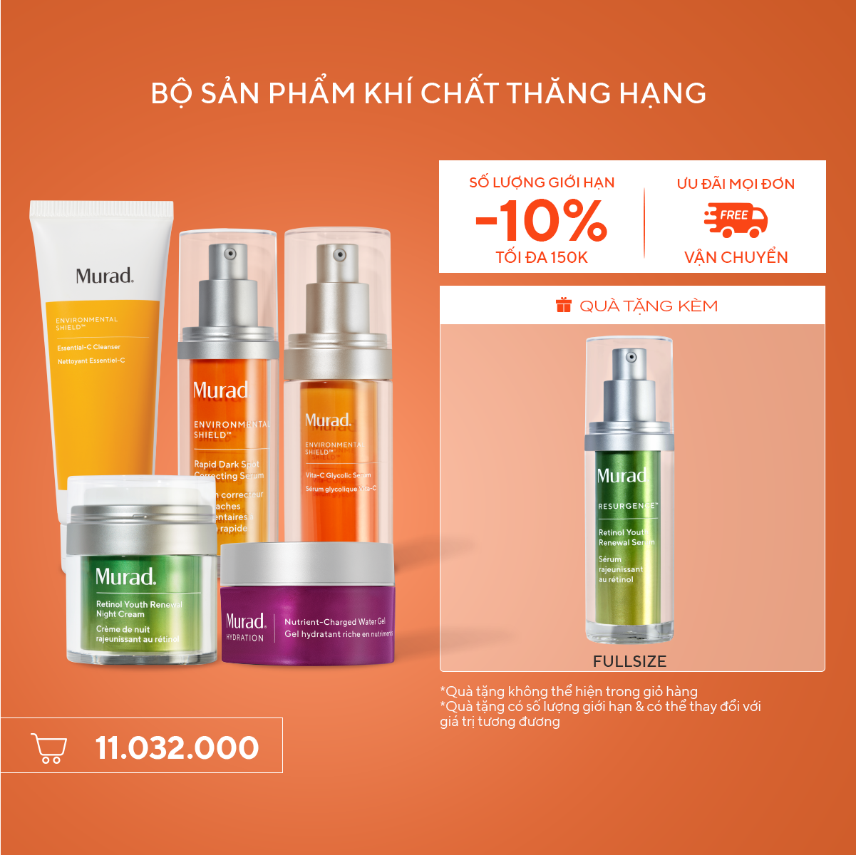 Bộ sản phẩm Khí Chất Thăng Hạng