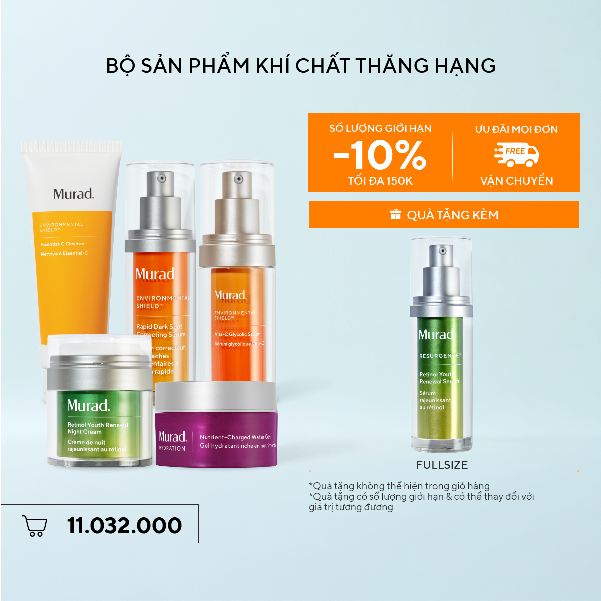 Bộ sản phẩm Khí Chất Thăng Hạng