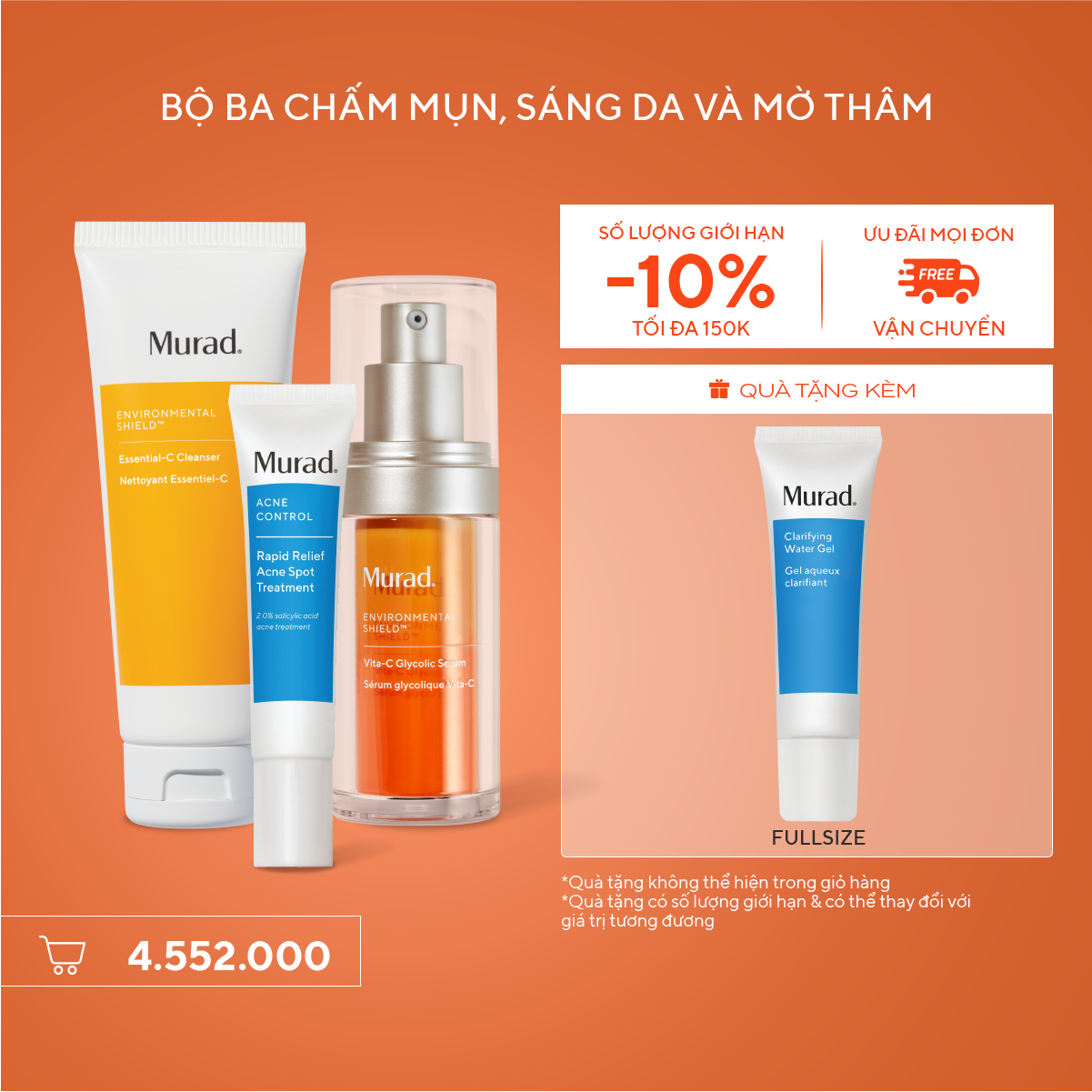 Bộ Ba Chấm Mụn, Sáng Da Và Mờ Thâm