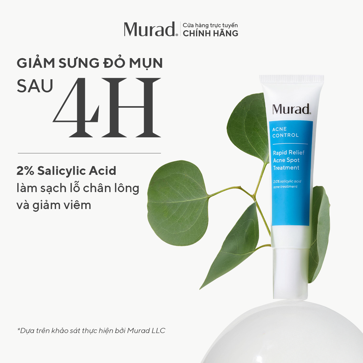 ACNE - Bộ đôi Gel chấm mụn & Gel dưỡng ẩm - Rapid Relief Acne Spot Treatment & Clarifying Water Gel