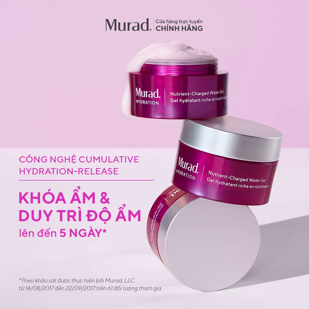 HYDRATION - Kem dưỡng ẩm dạng gel giàu dưỡng chất Murad Nutrient-Charged Water Gel 50ml