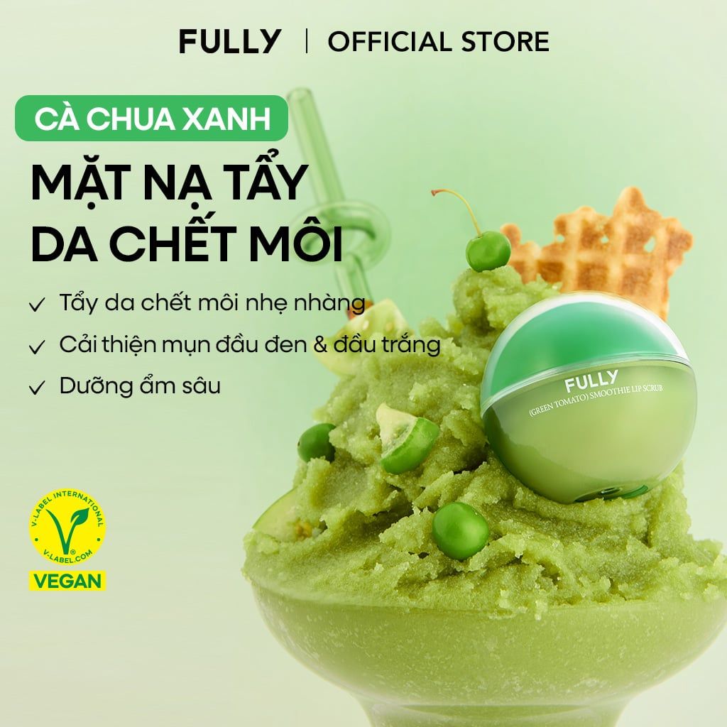  Mặt nạ tẩy tế bào chết môi Smoothie Cà chua xanh 12g 