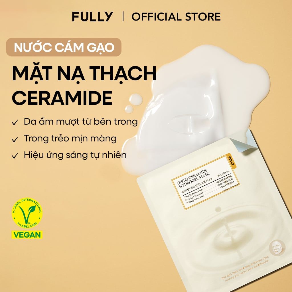  Mặt nạ thạch Gạo Ceramide (4 miếng) 