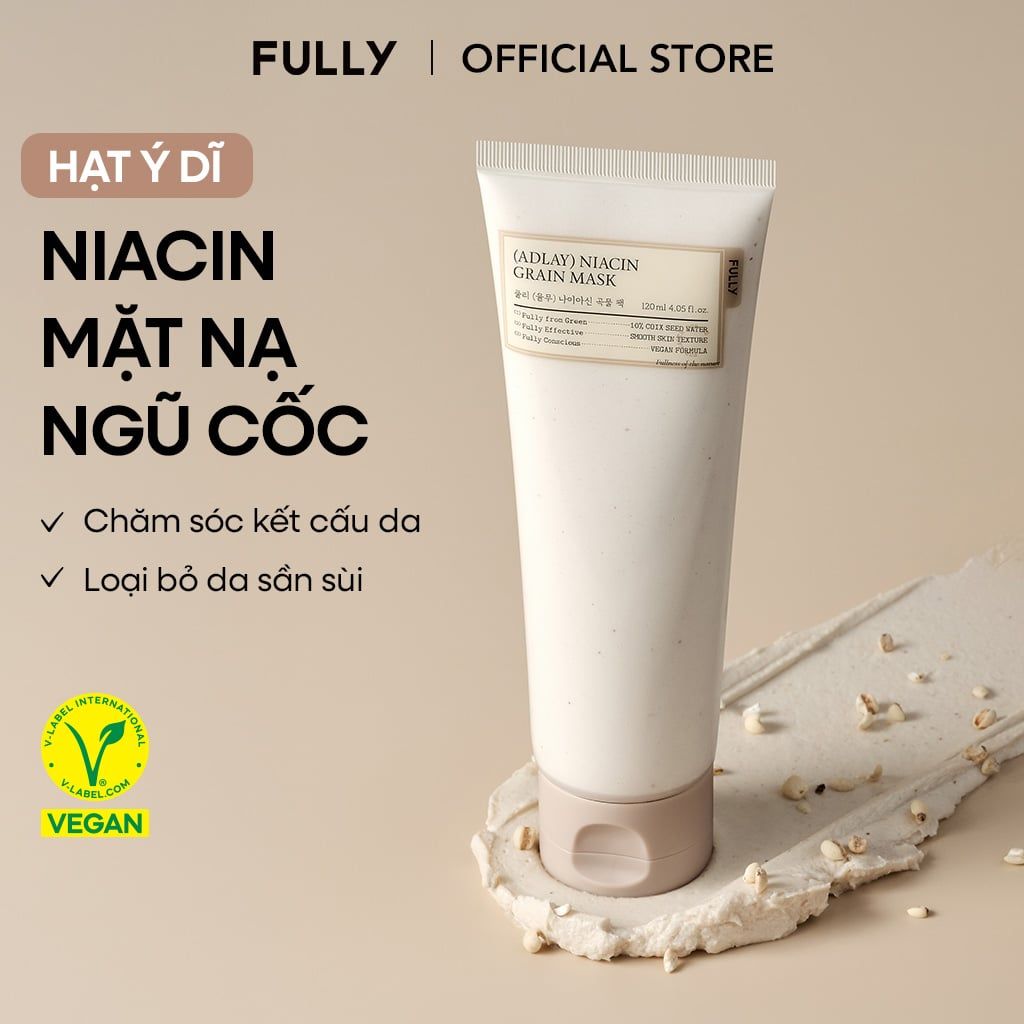  Mặt nạ ngũ cốc Niacin hạt ý dĩ 120ml 