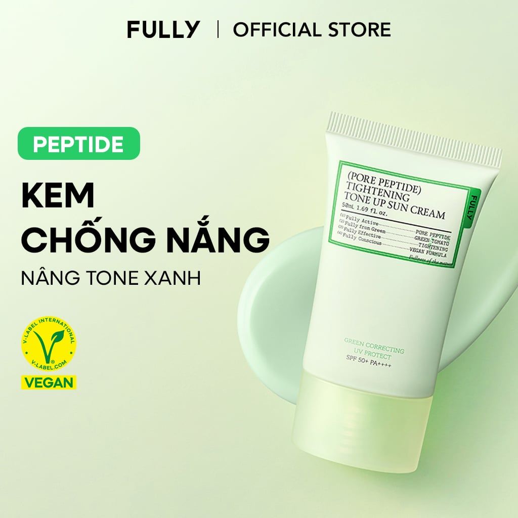  Fully Kem chống nắng nâng tone Xanh 50ml 