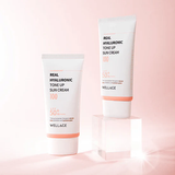  WELLAGE Real Hyaluronic Tone Up Sun Cream  SPF 50+ PA++++ 