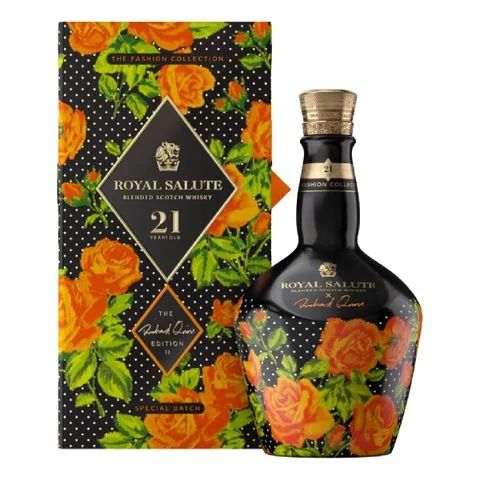 ROYAL SALUTE 21YO,  RICHARD QUINN EDITION - YELLOW ROSES 70CL