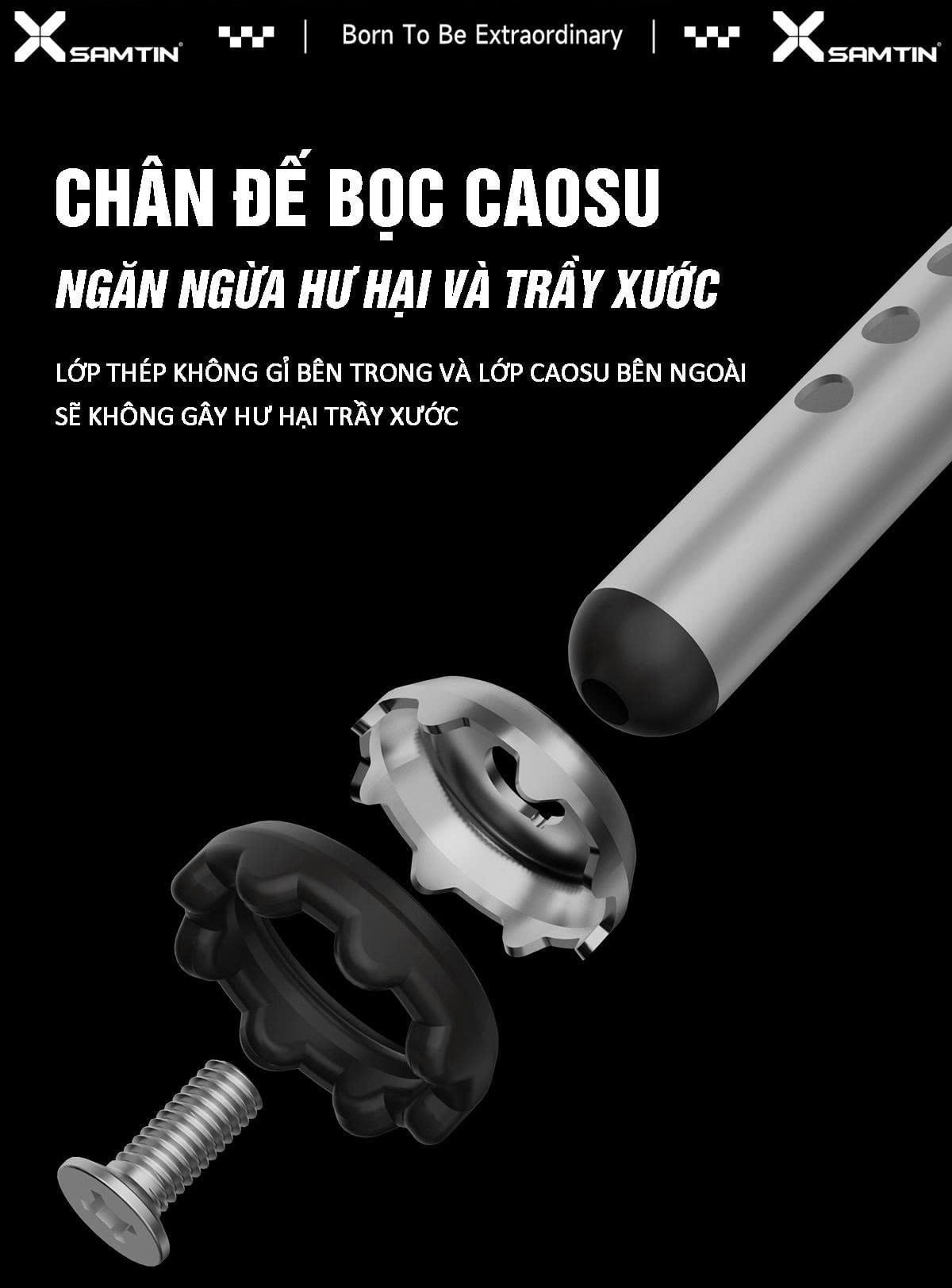  Thùng Câu Xsamtin 3300E Bộ 5 PAT INOX Thế hệ II PRO 2026 - Mặt Carbon 