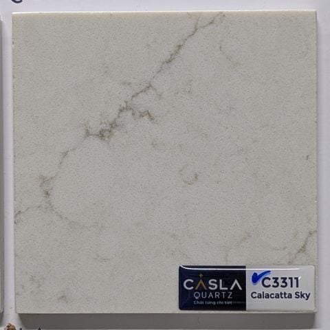  Đá quartz C3311 Calacatta Sky 