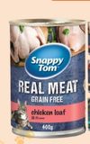  Pate Cho Mèo Snappy Tom Real Fish - Lon 400g 
