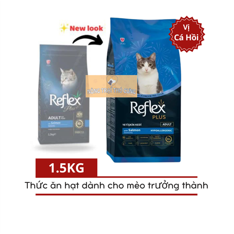 Hạt Cho Mèo Giúp Tiêu Búi Lông Reflex Plus HairBall Gói 1.5KG 